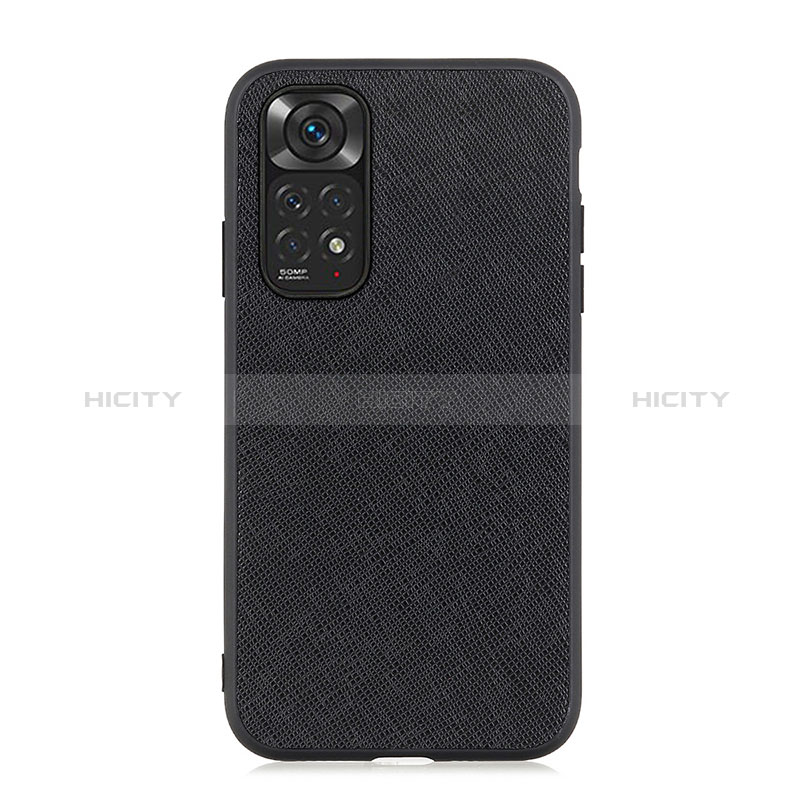 Coque Luxe Cuir Housse Etui B03H pour Xiaomi Redmi Note 11 4G (2022) Noir Plus