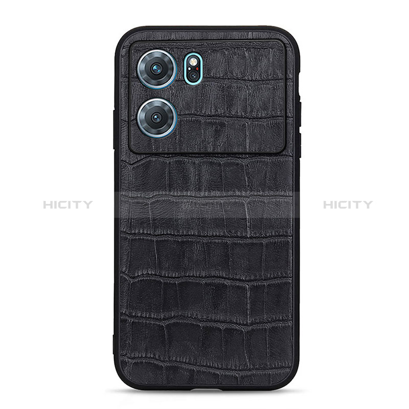 Coque Luxe Cuir Housse Etui B04H pour Oppo K10 5G Noir Plus