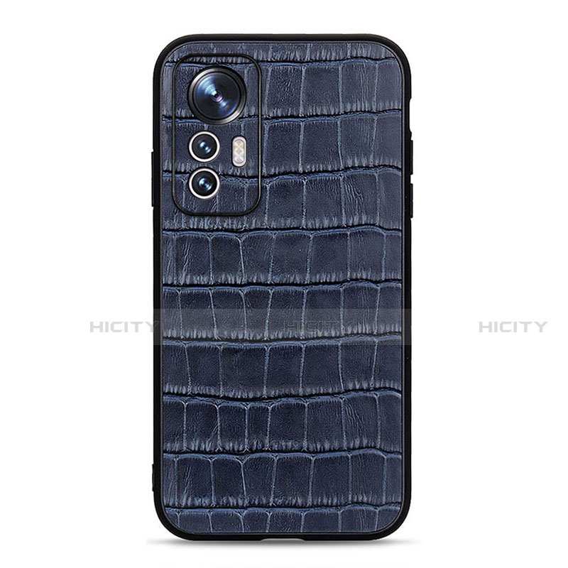 Coque Luxe Cuir Housse Etui B04H pour Xiaomi Mi 12 5G Bleu Plus