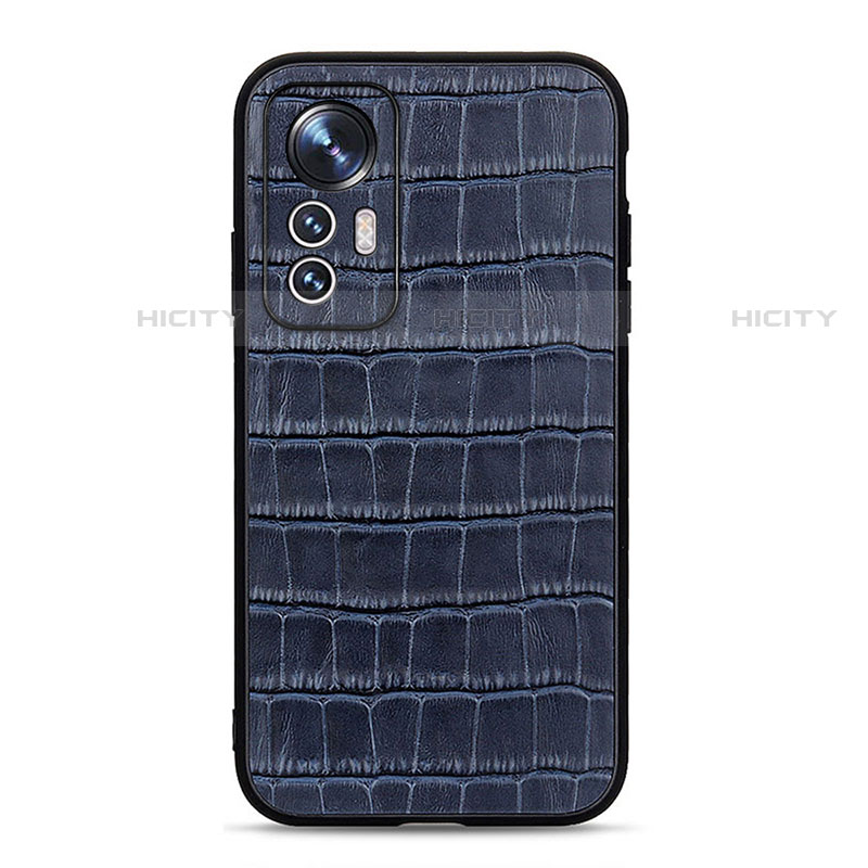 Coque Luxe Cuir Housse Etui B04H pour Xiaomi Mi 12 Lite 5G Bleu Plus