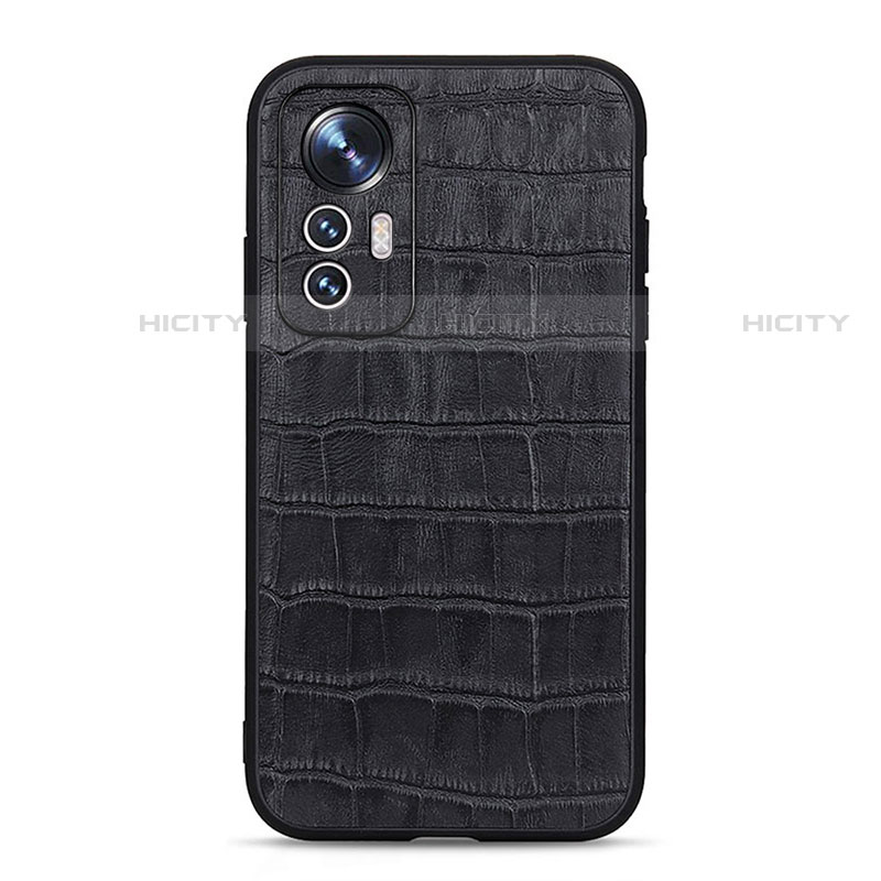 Coque Luxe Cuir Housse Etui B04H pour Xiaomi Mi 12 Pro 5G Noir Plus