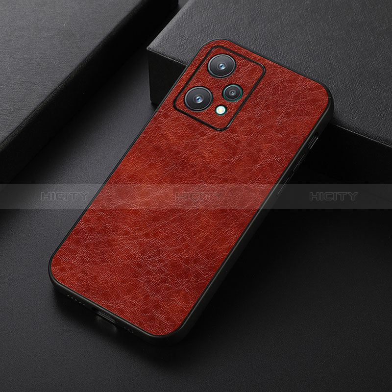 Coque Luxe Cuir Housse Etui B05H pour Realme 9 Pro 5G Marron Plus