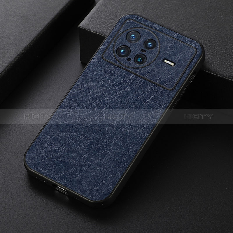 Coque Luxe Cuir Housse Etui B05H pour Vivo X Note Bleu Plus