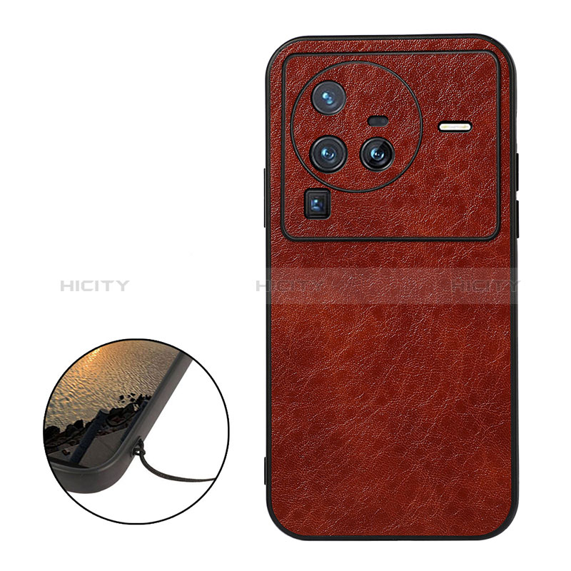 Coque Luxe Cuir Housse Etui B05H pour Vivo X80 Pro 5G Plus