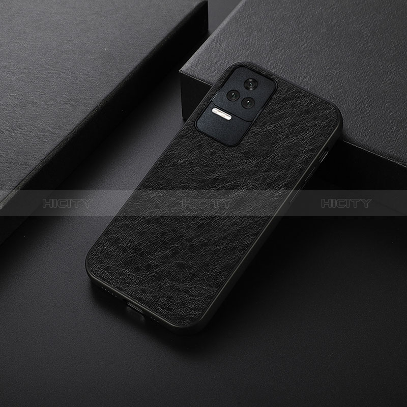 Coque Luxe Cuir Housse Etui B05H pour Xiaomi Redmi K40S 5G Noir Plus