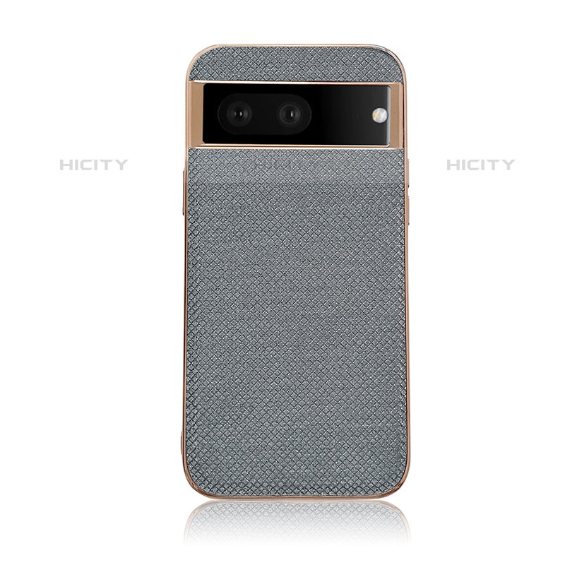 Coque Luxe Cuir Housse Etui B06H pour Google Pixel 6a 5G Gris Plus