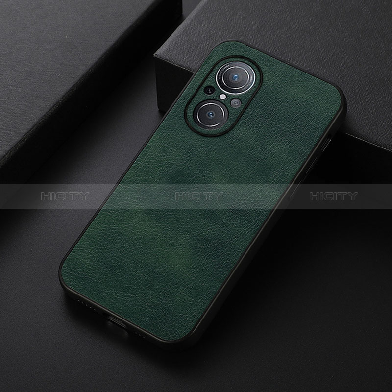 Coque Luxe Cuir Housse Etui B06H pour Huawei Honor 50 SE 5G Vert Plus