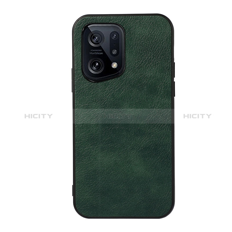 Coque Luxe Cuir Housse Etui B06H pour Oppo Find X5 5G Plus