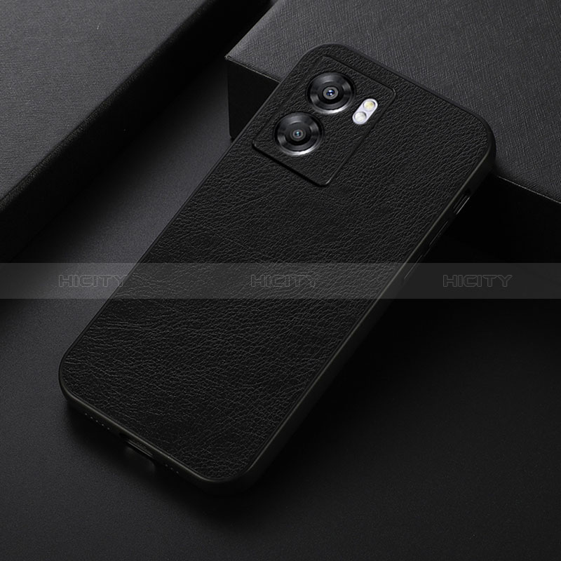 Coque Luxe Cuir Housse Etui B06H pour Realme Q5i 5G Noir Plus