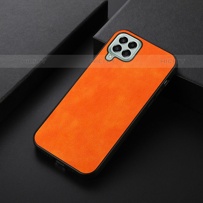 Coque Luxe Cuir Housse Etui B06H pour Samsung Galaxy M33 5G Orange Plus