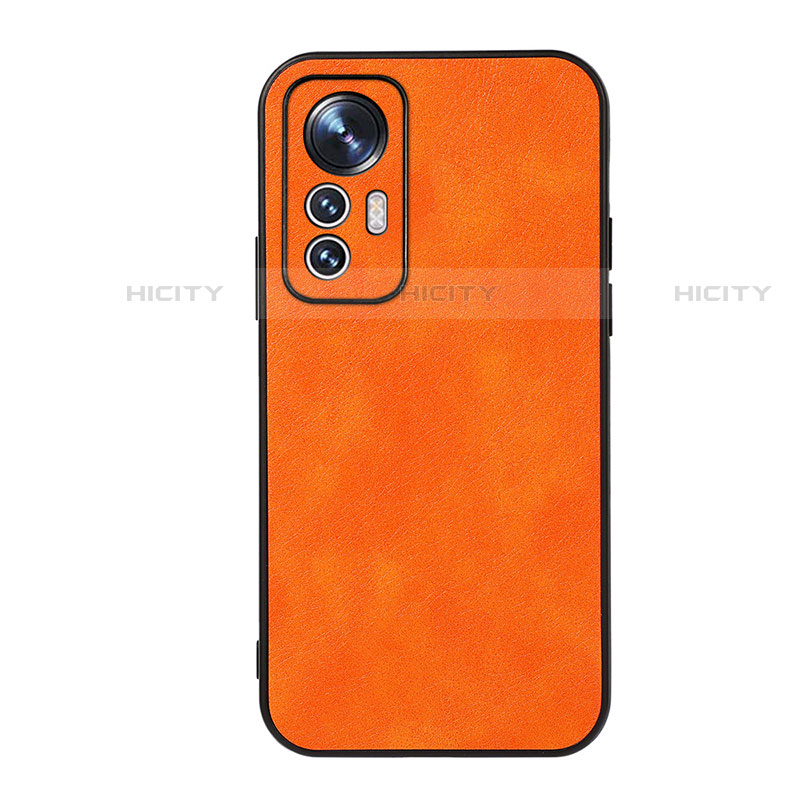 Coque Luxe Cuir Housse Etui B06H pour Xiaomi Mi 12S 5G Orange Plus