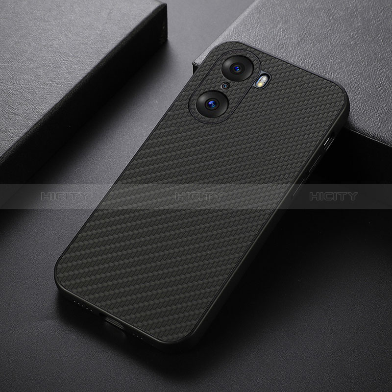 Coque Luxe Cuir Housse Etui B07H pour Huawei Honor 60 5G Noir Plus