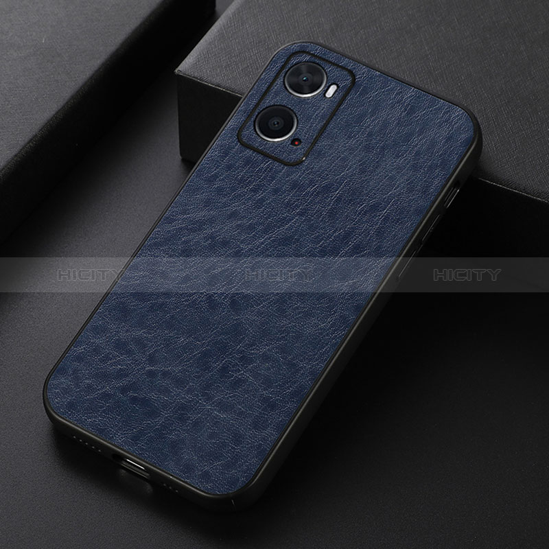 Coque Luxe Cuir Housse Etui B07H pour Oppo A36 Bleu Plus