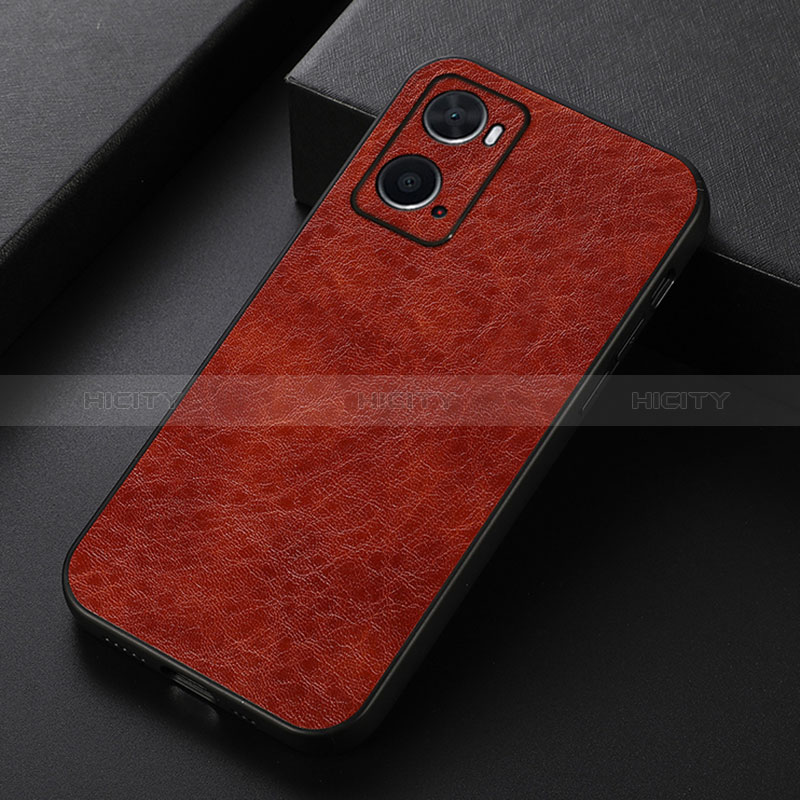 Coque Luxe Cuir Housse Etui B07H pour Oppo A36 Marron Plus