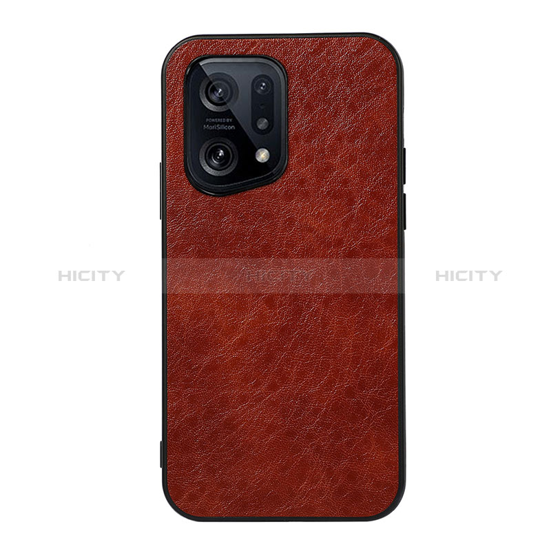 Coque Luxe Cuir Housse Etui B07H pour Oppo Find X5 5G Plus