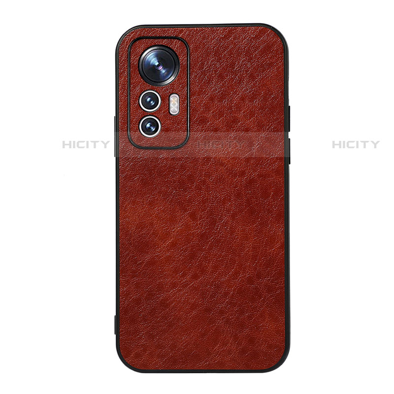 Coque Luxe Cuir Housse Etui B07H pour Xiaomi Mi 12 Pro 5G Marron Plus