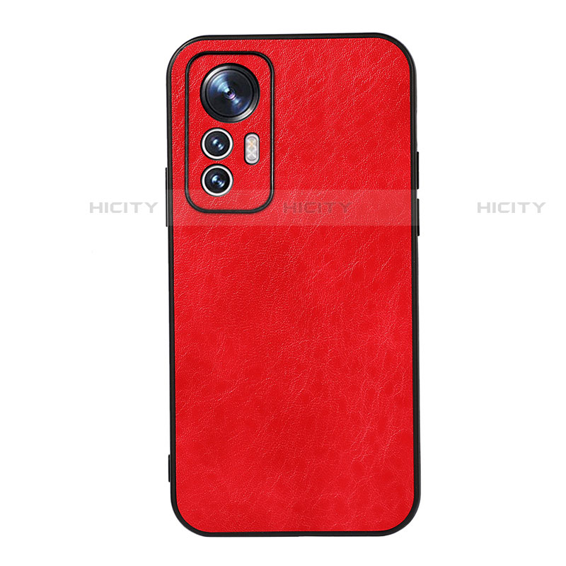 Coque Luxe Cuir Housse Etui B07H pour Xiaomi Mi 12 Pro 5G Rouge Plus