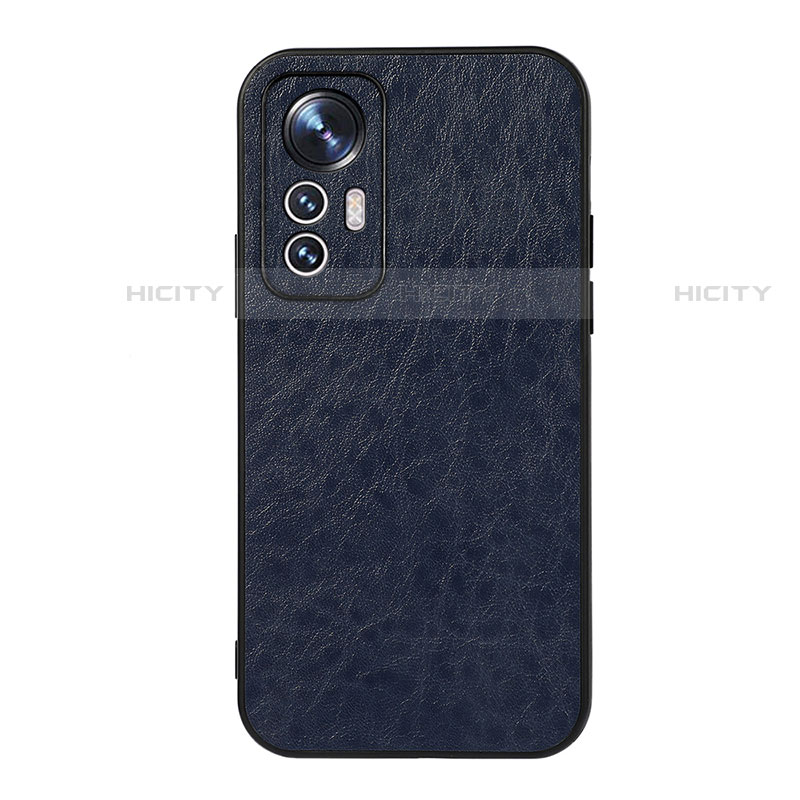 Coque Luxe Cuir Housse Etui B07H pour Xiaomi Mi 12S 5G Bleu Plus