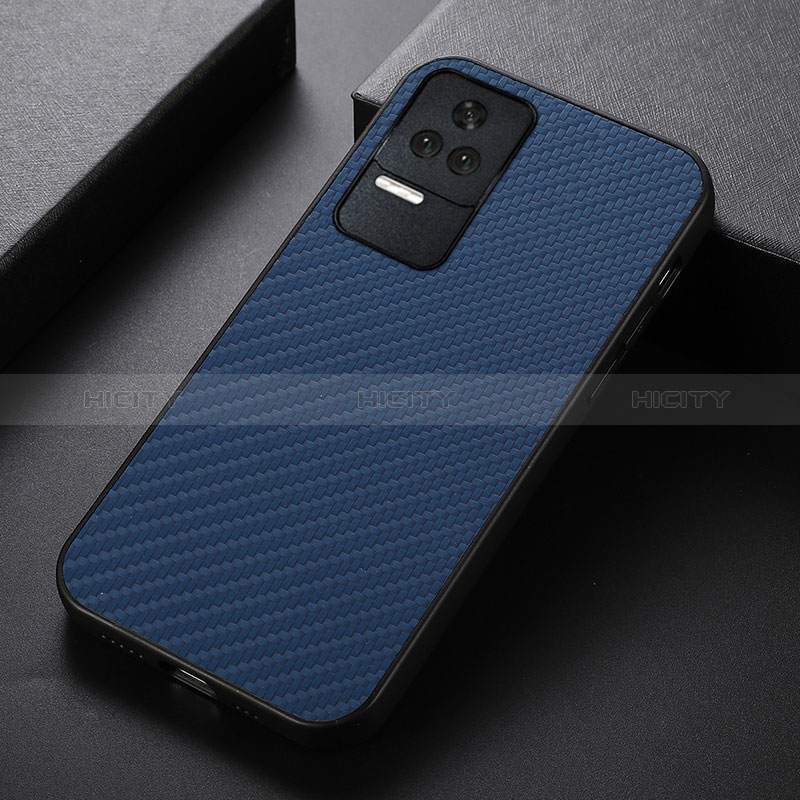 Coque Luxe Cuir Housse Etui B07H pour Xiaomi Redmi K50 Pro 5G Bleu Plus