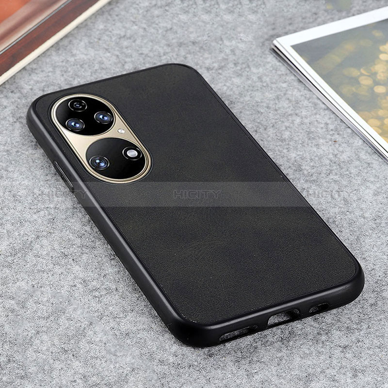 Coque Luxe Cuir Housse Etui B08H pour Huawei P50 Pro Plus