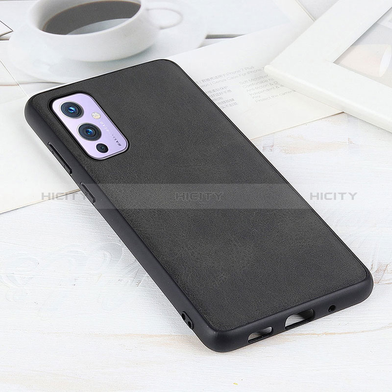 Coque Luxe Cuir Housse Etui B08H pour OnePlus 9 5G Noir Plus