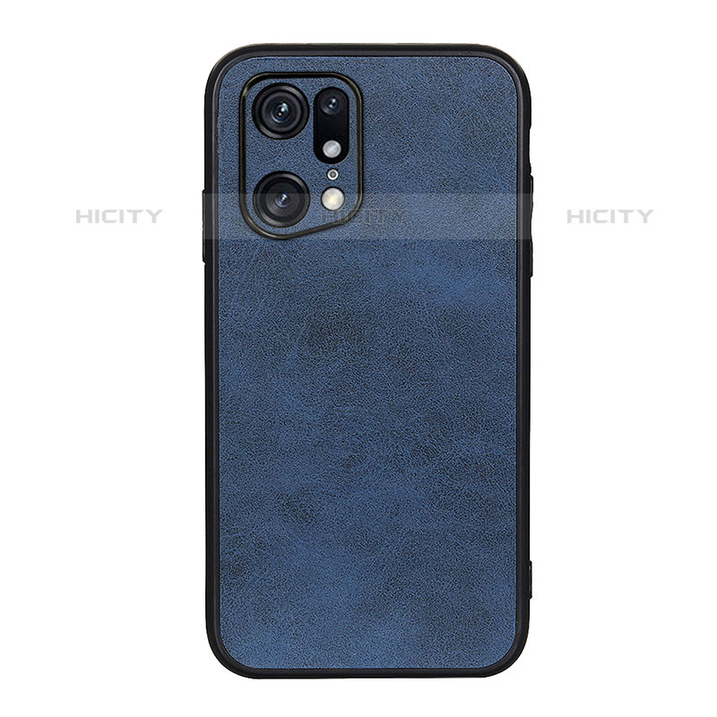 Coque Luxe Cuir Housse Etui B08H pour Oppo Find X5 Pro 5G Plus