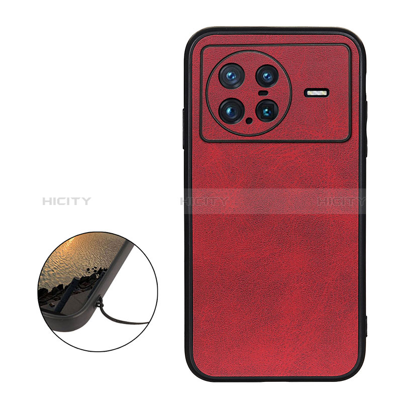 Coque Luxe Cuir Housse Etui B08H pour Vivo X Note Rouge Plus