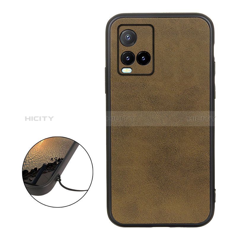 Coque Luxe Cuir Housse Etui B08H pour Vivo Y21a Plus