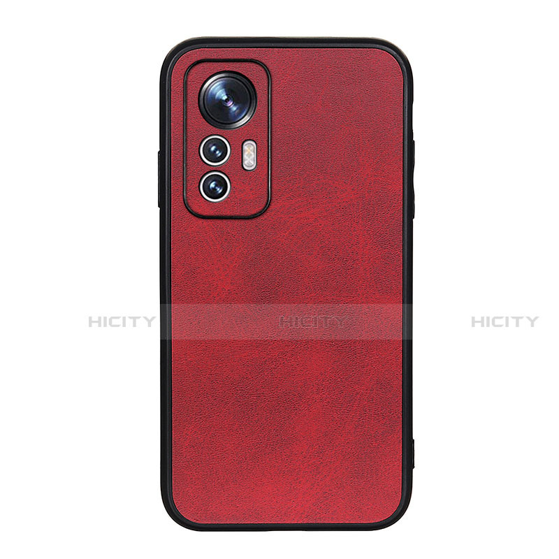 Coque Luxe Cuir Housse Etui B08H pour Xiaomi Mi 12 5G Rouge Plus