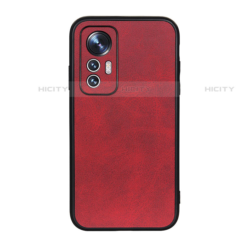 Coque Luxe Cuir Housse Etui B08H pour Xiaomi Mi 12 Pro 5G Rouge Plus