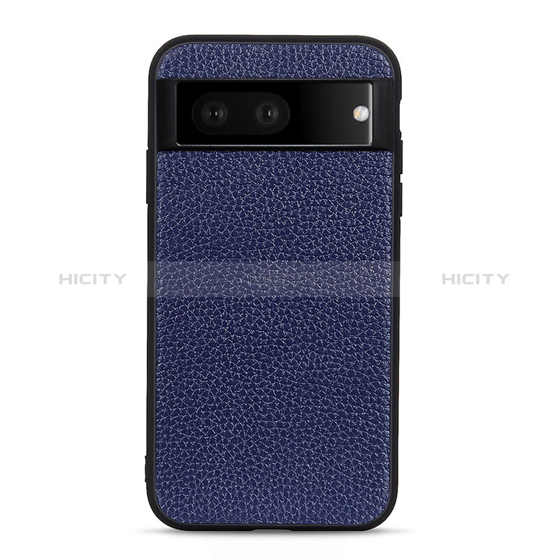 Coque Luxe Cuir Housse Etui B11H pour Google Pixel 7 5G Bleu Plus