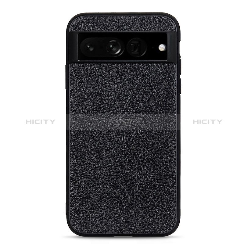 Coque Luxe Cuir Housse Etui B11H pour Google Pixel 7 Pro 5G Noir Plus