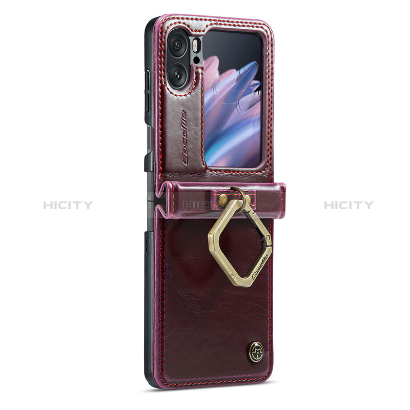 Coque Luxe Cuir Housse Etui C01S pour Oppo Find N2 Flip 5G Plus