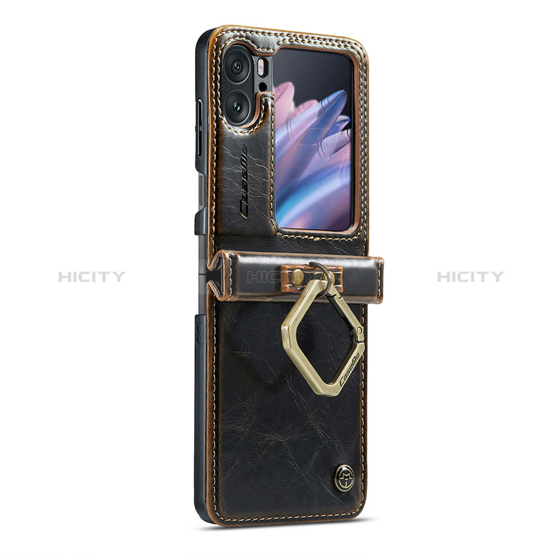 Coque Luxe Cuir Housse Etui C01S pour Oppo Find N2 Flip 5G Plus