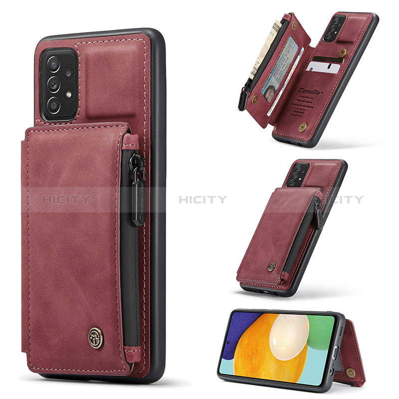 Coque Luxe Cuir Housse Etui C01S pour Samsung Galaxy A52s 5G Plus