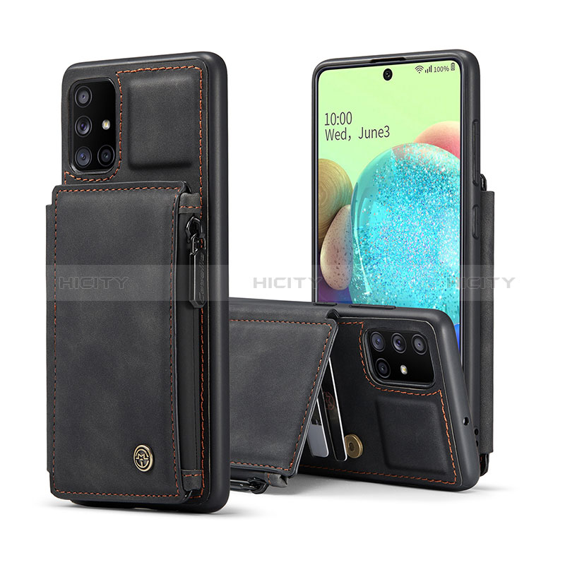 Coque Luxe Cuir Housse Etui C01S pour Samsung Galaxy A71 5G Plus