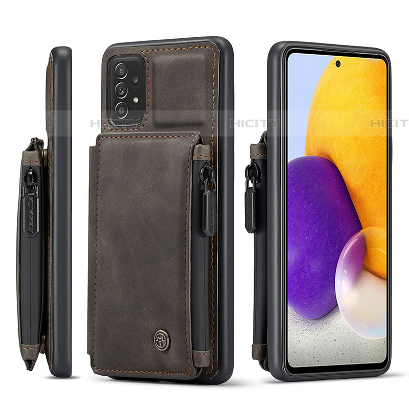 Coque Luxe Cuir Housse Etui C01S pour Samsung Galaxy A72 5G Plus