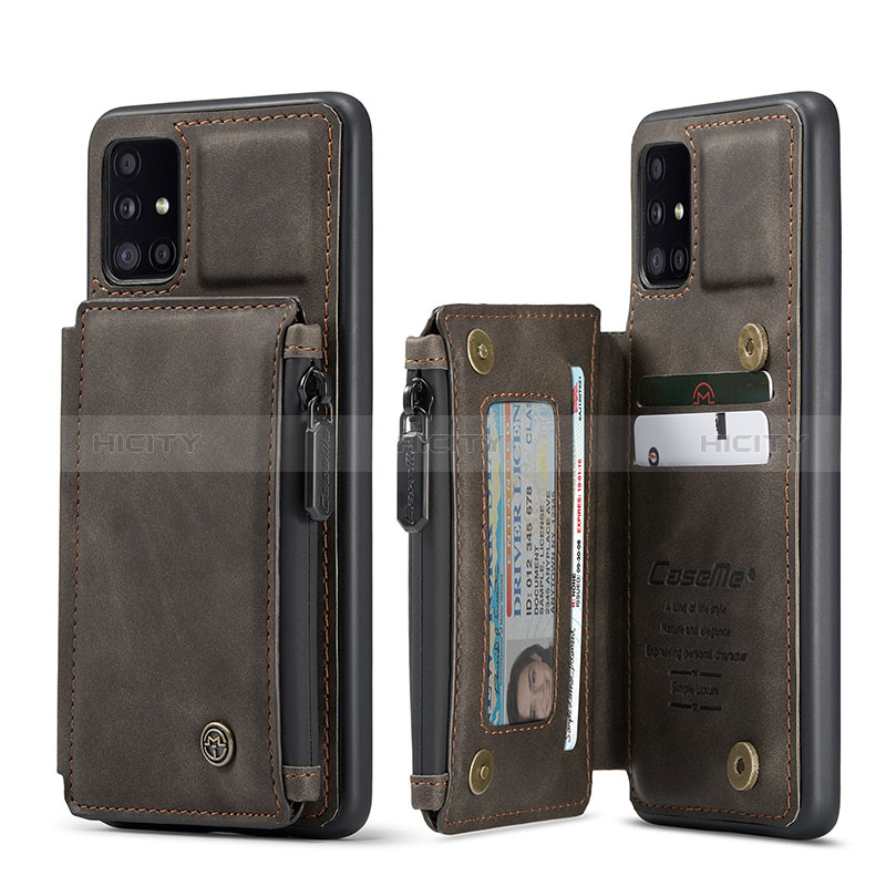 Coque Luxe Cuir Housse Etui C01S pour Samsung Galaxy M40S Plus