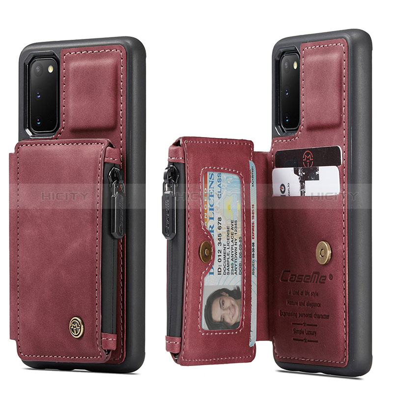 Coque Luxe Cuir Housse Etui C01S pour Samsung Galaxy S20 5G Plus