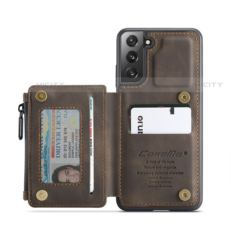 Coque Luxe Cuir Housse Etui C01S pour Samsung Galaxy S21 Plus 5G Plus