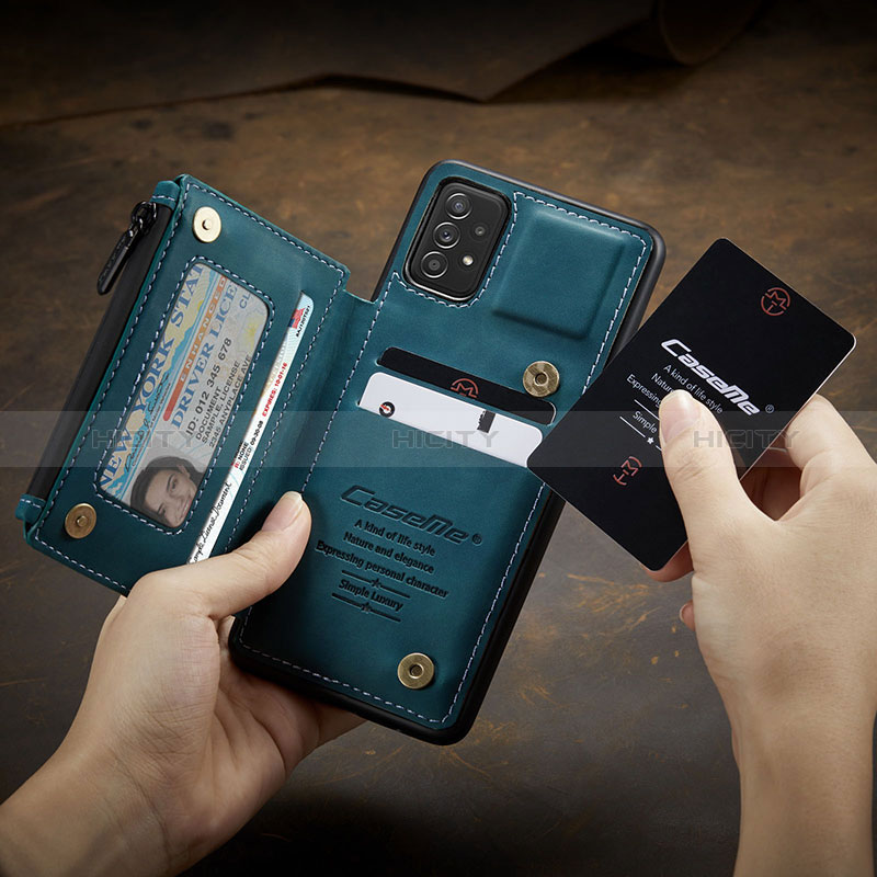 Coque Luxe Cuir Housse Etui C02S pour Samsung Galaxy A52s 5G Plus
