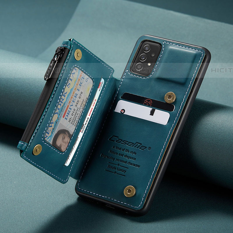 Coque Luxe Cuir Housse Etui C02S pour Samsung Galaxy A72 4G Plus