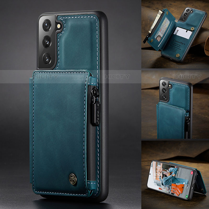 Coque Luxe Cuir Housse Etui C03S pour Samsung Galaxy S21 5G Plus