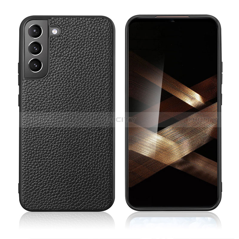 Coque Luxe Cuir Housse Etui C08 pour Samsung Galaxy S24 5G Noir Plus