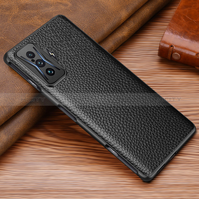 Coque Luxe Cuir Housse Etui DL1 pour Xiaomi Poco F4 GT 5G Noir Plus