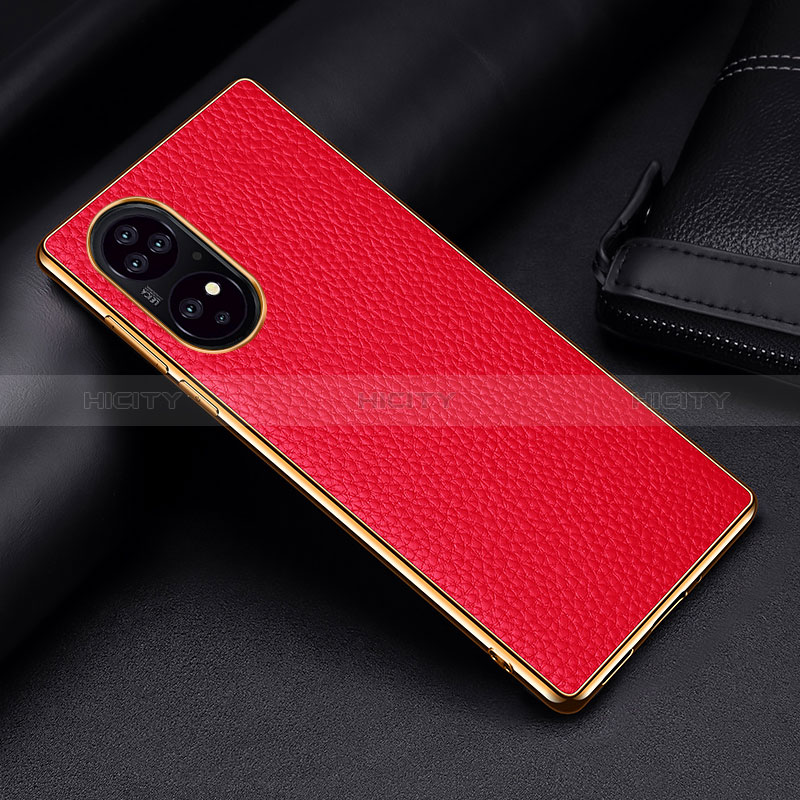 Coque Luxe Cuir Housse Etui DL2 pour Huawei P50 Pro Plus