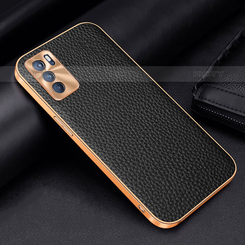 Coque Luxe Cuir Housse Etui DL2 pour Oppo Reno6 5G Plus