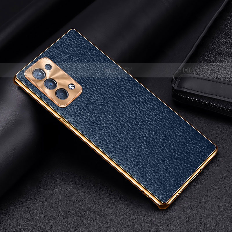 Coque Luxe Cuir Housse Etui DL2 pour Oppo Reno6 Pro 5G Plus