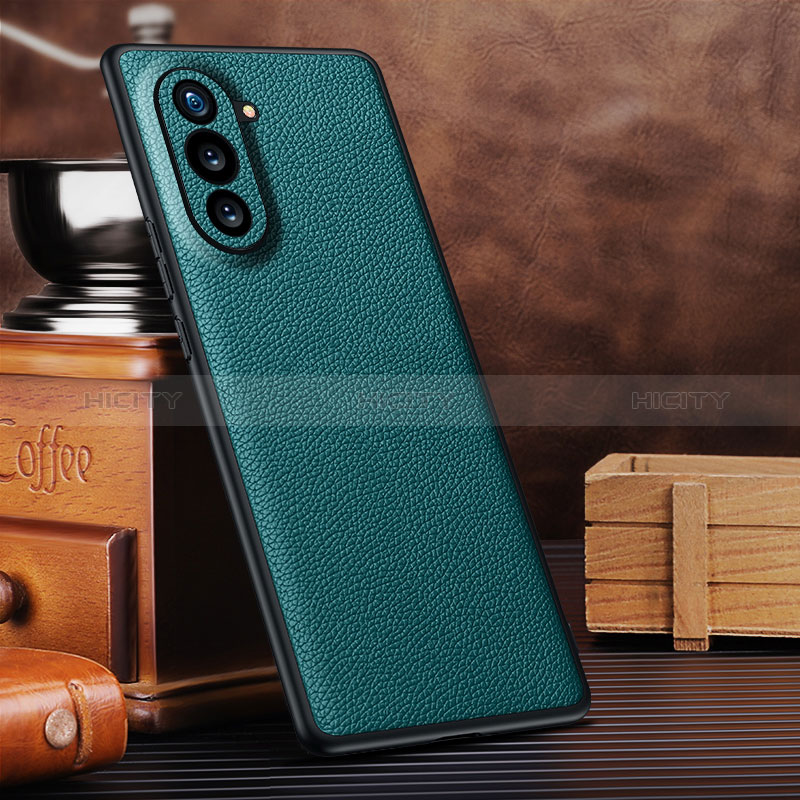 Coque Luxe Cuir Housse Etui DL3 pour Huawei Nova 10 Pro Cyan Plus