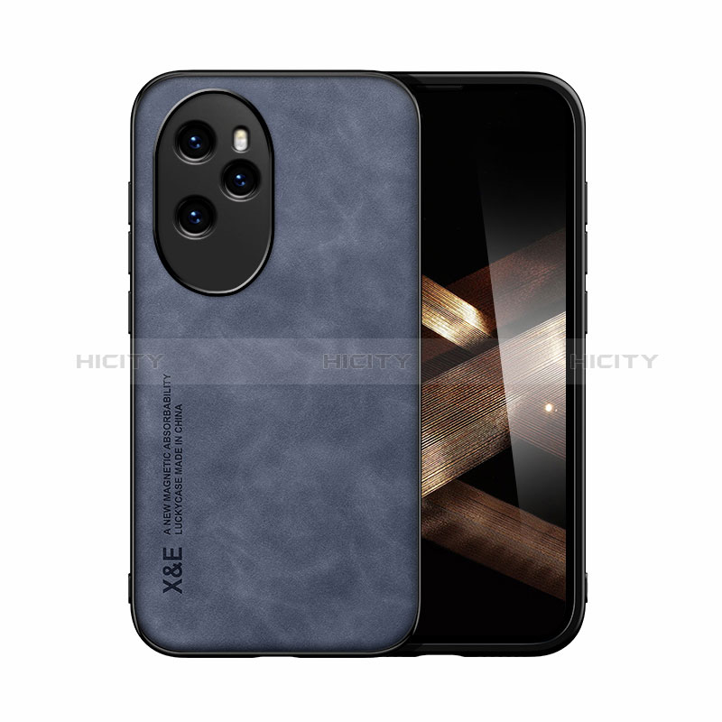 Coque Luxe Cuir Housse Etui DY1 pour Huawei Honor 100 Pro 5G Bleu Plus